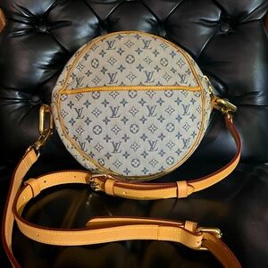Authentic‎ LOUIS VUITTON Jeanne Multicolor Cloth Crossbody